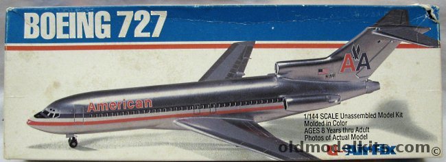 Airfix 1/144 American Airlines Boeing 727-100, 60010 plastic model kit